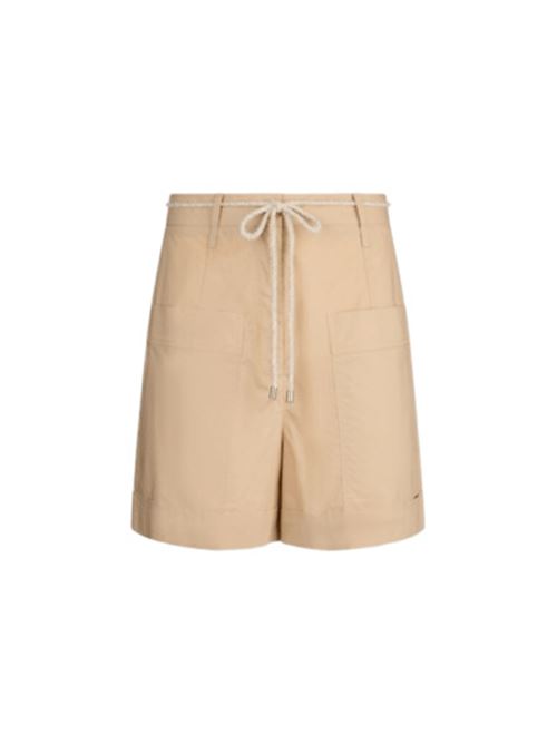shorts donna tasche cintura cotone nocciola LIU JO | WA5175-T485360920